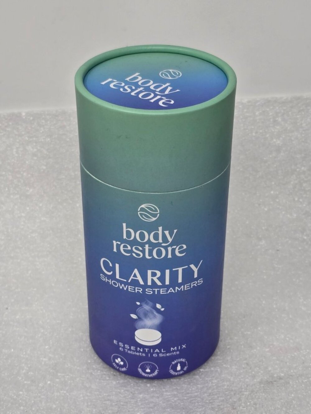 Body Restore Clarity Shower Steamers Essential Mix Aromatherapy 6 Tablets Scents